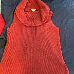 Women’s Cowel neck sweater tank top